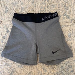 Nike Pro shorts, size small